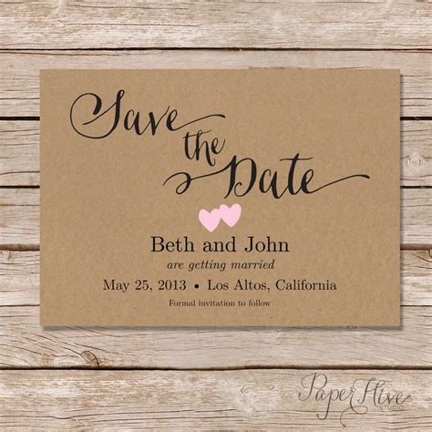 Create Your Own Custom Save the Date Cards .